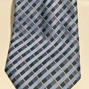 FUMAGALLIS  MENS NECKTIE 100% SILK BLUE